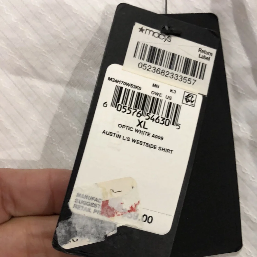 NWT! - GUESS Westside Western Slim Fit Button Down Shirt - Picture 3 of 11